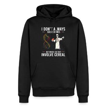 Gerichtsmediziner und Forensischer Analyst - Männer Premium Bio Hoodie - Schwarz - Vorne - Nico (187cm)