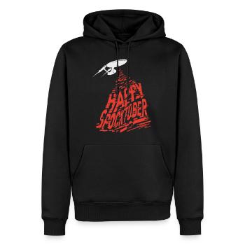 Star Trek Halloween Design Happy Spocktober - Männer Premium Bio Hoodie - Schwarz - Vorne - Nico (187cm)
