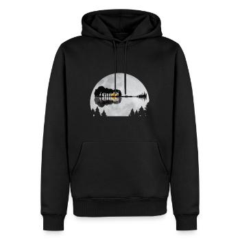 Gitarre Gitarristen Guitar Gitarrenspieler - Männer Premium Bio Hoodie - Schwarz - Vorne - Nico (187cm)