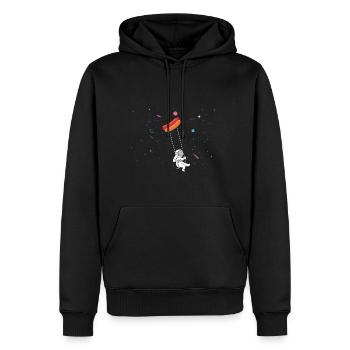 Hot Dog Lover Saucisse Fast Food Hot-dog nourriture - Sweat à capuche Premium bio Homme - noir - Devant - Nico (187cm)