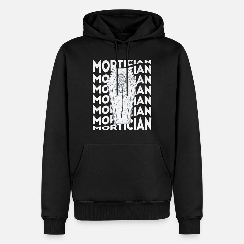 Funérailles de pompes funèbres - Sweat à capuche Premium bio Homme - noir