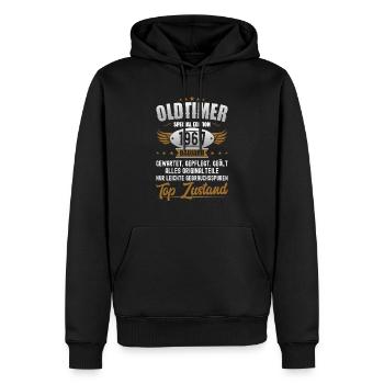 Oldtimer Baujahr 1967 Geboren Geburtstag Geboren - Männer Premium Bio Hoodie - Schwarz - Vorne - Nico (187cm)