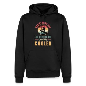 Wakeboard Wakeboard Wakeboard Wakeing Cadeau - Sweat à capuche Premium bio Homme - noir - Devant - Nico (187cm)