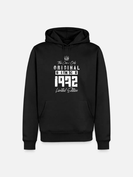 Édition limitée 1972 - Sweat à capuche Premium bio Homme - noir