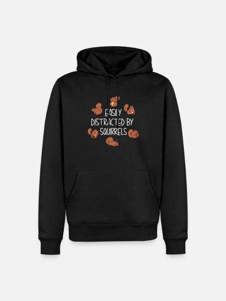 Squirrel Chipmunk - Men’s Premium Organic Hoodie - black
