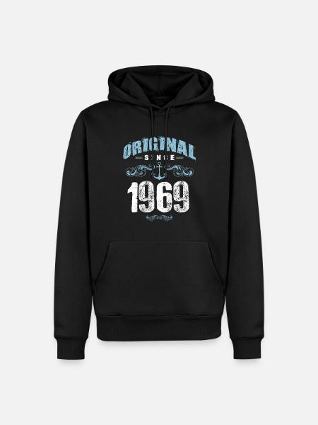 1969 original since - Men’s Premium Organic Hoodie - black