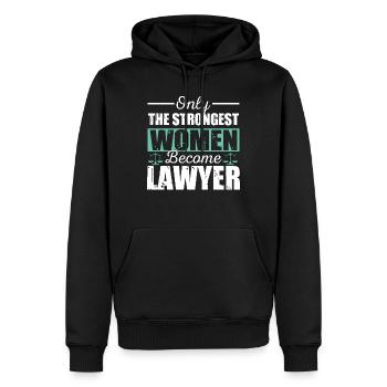 Anwalt - Männer Premium Bio Hoodie - Schwarz - Vorne - Nico (187cm)
