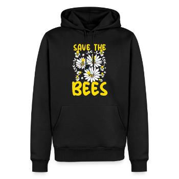 Save the Bees Beekeeper sweet bee and bees - Men’s Premium Organic Hoodie - black - Front - Nico (187cm)