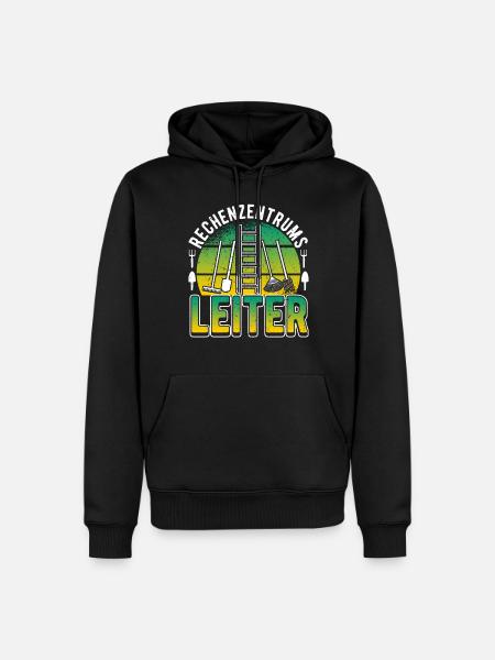 Rechenzentrumsleiter Rechen & Leiter Garten - Männer Premium Bio Hoodie - Schwarz