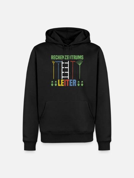 Rechenzentrumsleiter Rechen & Leiter Garten - Männer Premium Bio Hoodie - Schwarz