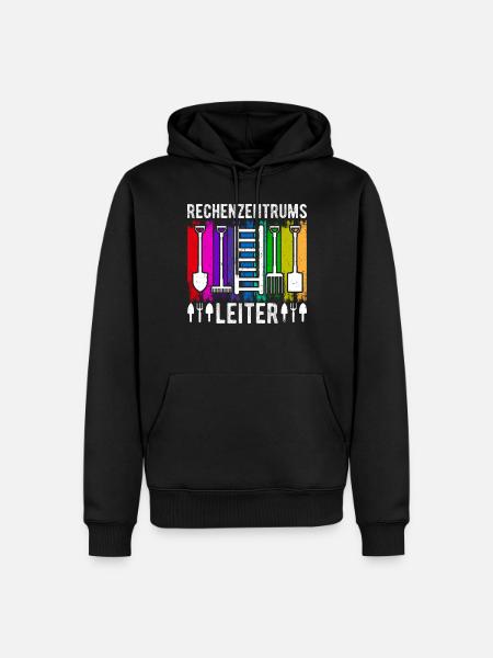 Rechenzentrumsleiter Rechen & Leiter Garten - Männer Premium Bio Hoodie - Schwarz