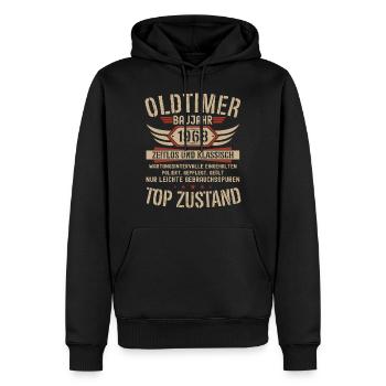 55th birthday 50 years classic car gift 1973 - Men’s Premium Organic Hoodie - black - Front - Nico (187cm)