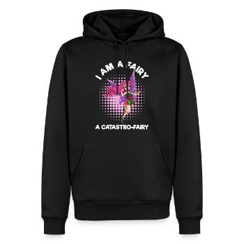 Fairy Fairycore I am a Catastro-Fairy Frauen - Männer Premium Bio Hoodie - Schwarz - Vorne - Nico (187cm)