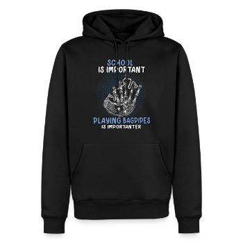 Bagpipe is important bagpipe bagpipe - Men’s Premium Organic Hoodie - black - Front - Nico (187cm)