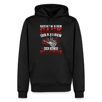 König will dudeln Dudelsack schottische Sackpfeife - Männer Premium Bio Hoodie - Schwarz - Vorne - Nico (187cm)
