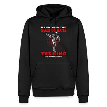 Kickboxer König wil Kickboxen Muay Thai Kampfsport - Männer Premium Bio Hoodie - Schwarz - Vorne - Nico (187cm)