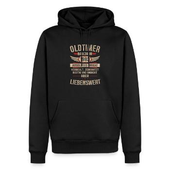 41. Geburtstag 41 Jahre Oldtimer Geschenk 1983 - Männer Premium Bio Hoodie - Schwarz - Vorne - Nico (187cm)