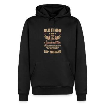 69th Birthday 69 Years Classic Car Gift 1955 - Men’s Premium Organic Hoodie - black - Front - Nico (187cm)