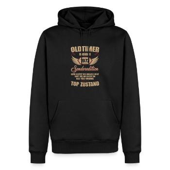 52nd Birthday 52 Years Classic Car Gift 1972 - Men’s Premium Organic Hoodie - black - Front - Nico (187cm)