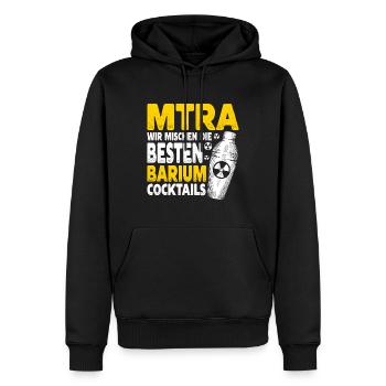 MTRA Medizinisch-Technischer Radiologie Mta - Männer Premium Bio Hoodie - Schwarz - Vorne - Nico (187cm)