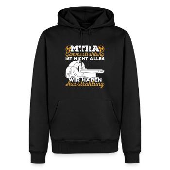 MTRA Medizinisch-Technischer Radiologie Assistent - Männer Premium Bio Hoodie - Schwarz - Vorne - Nico (187cm)