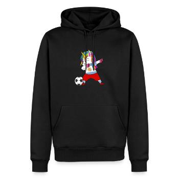 Argentinien Fußball Dabbing Geschenk - Männer Premium Bio Hoodie - Schwarz - Vorne - Nico (187cm)