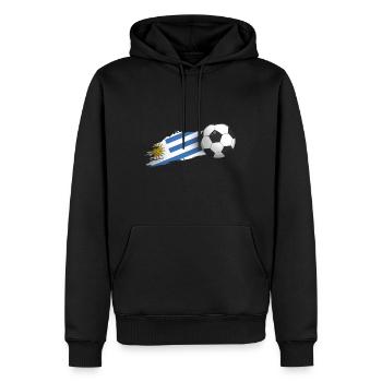 Uruguay-fußball-geschenk - Männer Premium Bio Hoodie - Schwarz - Vorne - Nico (187cm)