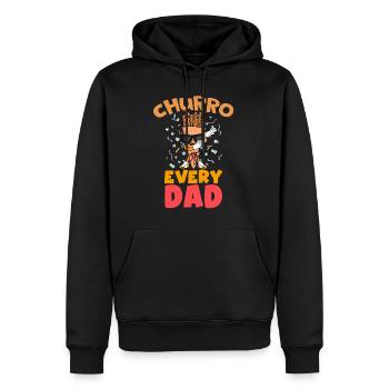 Churro Gift Mexico Nourriture - Sweat à capuche Premium bio Homme - noir - Devant - Nico (187cm)