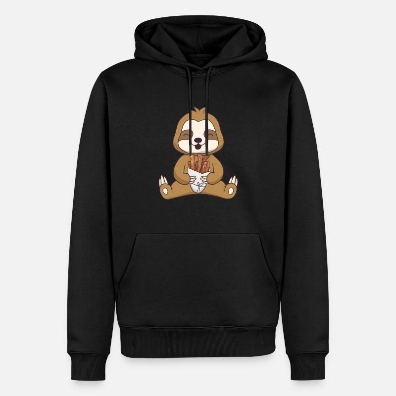 Churro Geschenk Mexico Essen - Männer Premium Bio Hoodie - Schwarz