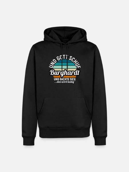 Carl - Männer Premium Bio Hoodie - Schwarz