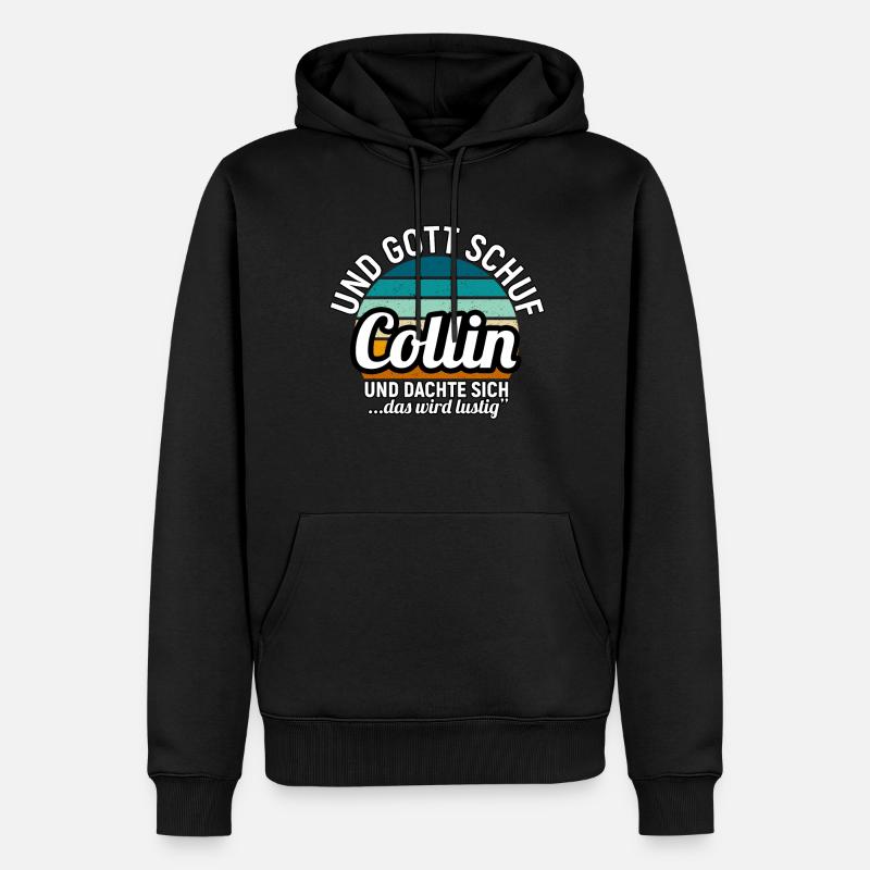 Curt - Männer Premium Bio Hoodie - Schwarz