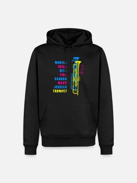 The Trumpets... - Men’s Premium Organic Hoodie - black