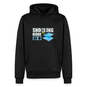 Pool Guy Design für Poolboy und Poolreiniger - Männer Premium Bio Hoodie - Schwarz - Vorne - Nico (187cm)