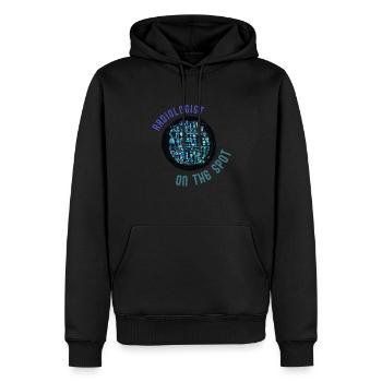 Radiologue dans la place - Sweat à capuche Premium bio Homme - noir - Devant - Nico (187cm)