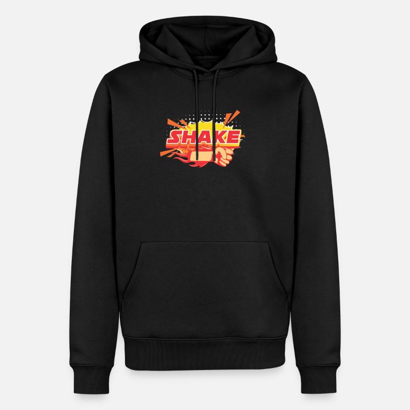 Shake And Bake - Männer Premium Bio Hoodie - Schwarz