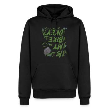 Unbenanntes Projekt 42 - Sweat à capuche Premium bio Homme - noir - Devant - Nico (187cm)