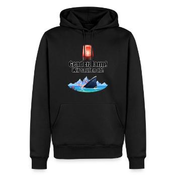 Genderalarm - Männer Premium Bio Hoodie - Schwarz - Vorne - Nico (187cm)