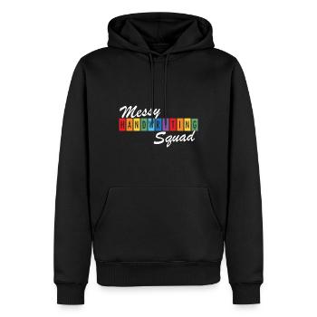 Legasthenie Bewusstsein und Legasthenie Lehrer - Männer Premium Bio Hoodie - Schwarz - Vorne - Nico (187cm)