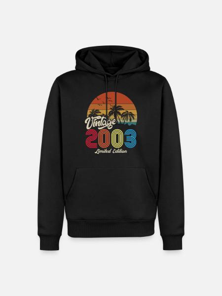 Unique vintage copy 2003 Limited edition - Men’s Premium Organic Hoodie - black