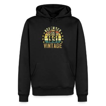 Die Legenden wurden im November 1991 - 1991 geboren - Männer Premium Bio Hoodie - Schwarz - Vorne - Nico (187cm)