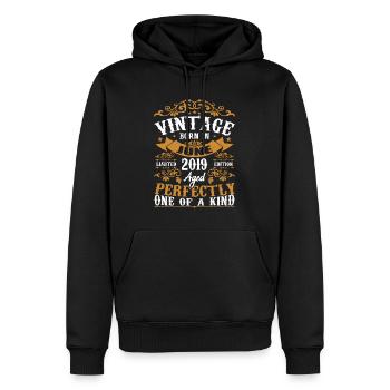 Gift June 2019 Birthday June 2019 June 2019 - Men’s Premium Organic Hoodie - black - Front - Nico (187cm)
