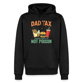 Dad Tax Making Sure It's Not Poison - Sweat à capuche Premium bio Homme - noir - Devant - Nico (187cm)