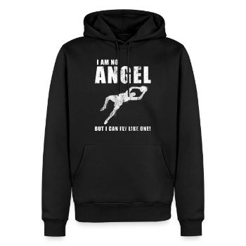 Gardien de but | Gardien de but | Soccer | Footbal - Sweat à capuche Premium bio Homme - noir - Devant - Nico (187cm)
