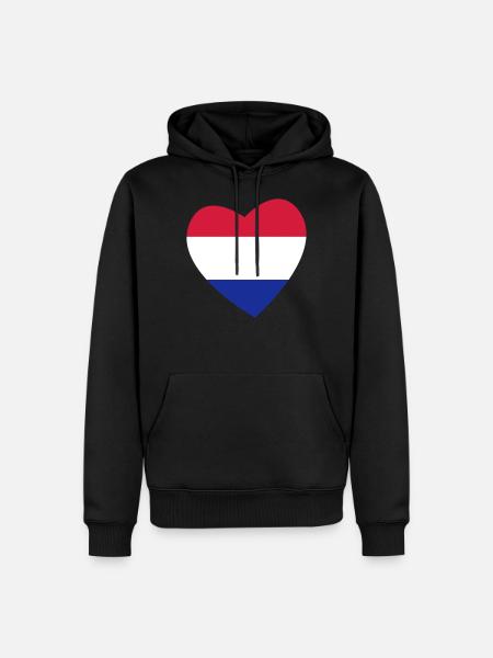 Heart Netherlands - Men’s Premium Organic Hoodie - black