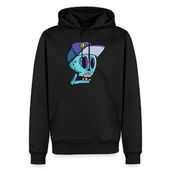 Tod T Shirts - Männer Premium Bio Hoodie - Schwarz - Vorne - Nico (187cm)