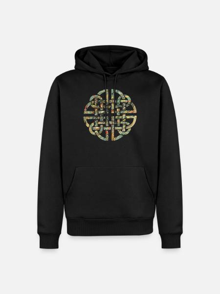 Celtic knot 8 e 200 - Men’s Premium Organic Hoodie - black
