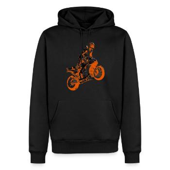 Marc Marquez - Männer Premium Bio Hoodie - Schwarz - Vorne - Nico (187cm)