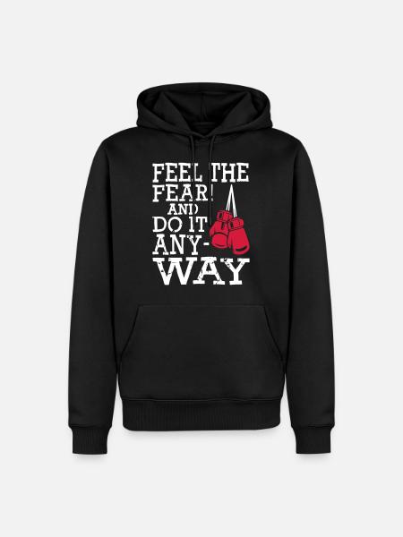 Boxen Boxing - Männer Premium Bio Hoodie - Schwarz