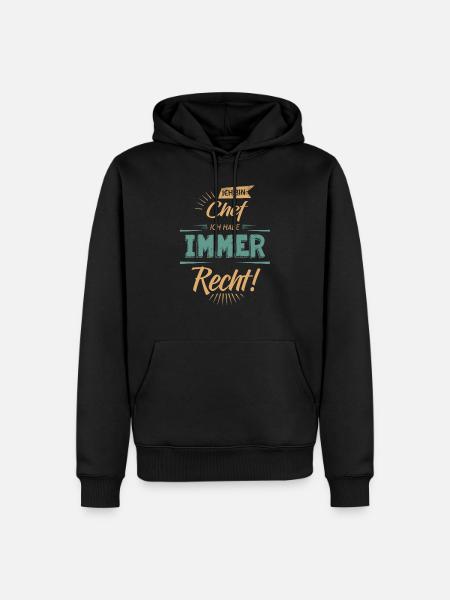I am the boss - Men’s Premium Organic Hoodie - black