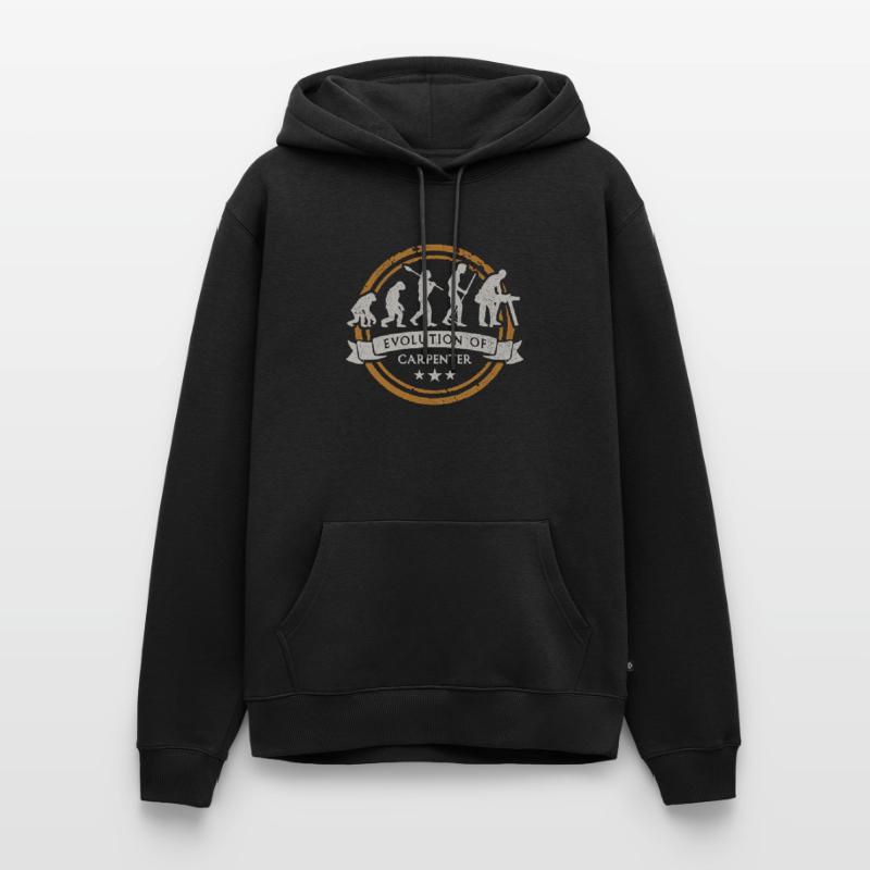 Evolution des Schreiners Männer Premium Bio Hoodie